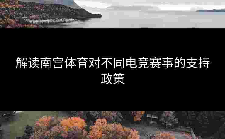 解读南宫体育对不同电竞赛事的支持政策