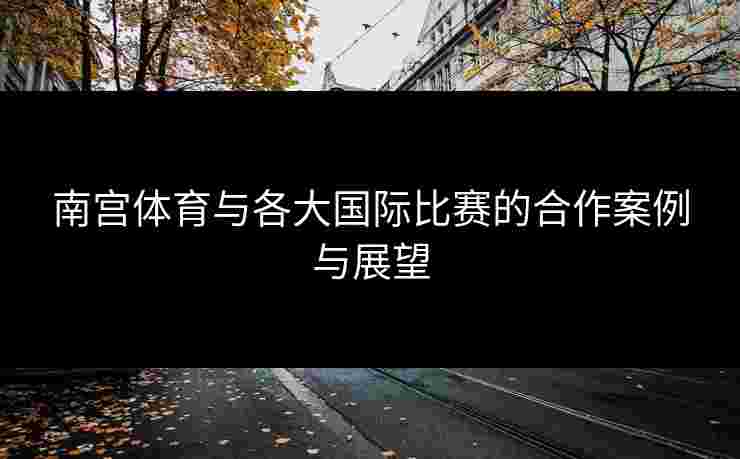 南宫体育与各大国际比赛的合作案例与展望