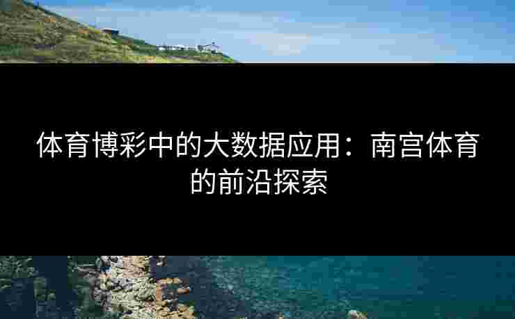 体育博彩中的大数据应用：南宫体育的前沿探索