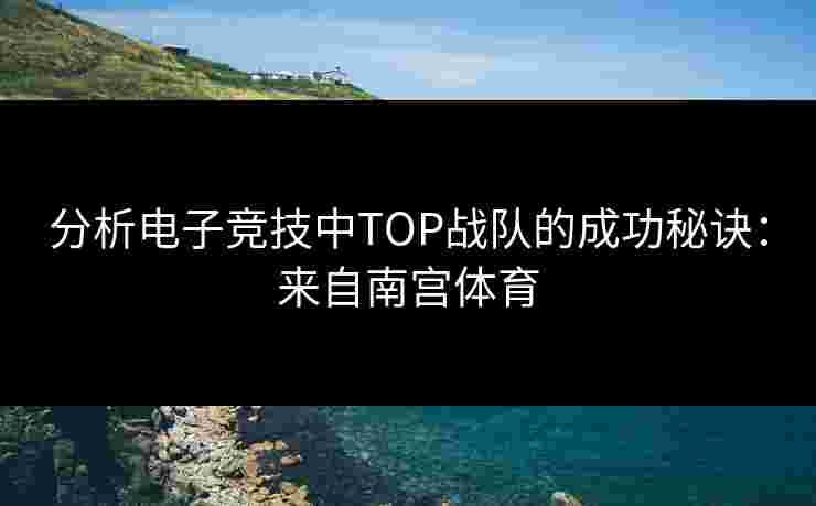 分析电子竞技中TOP战队的成功秘诀:来自南宫体育